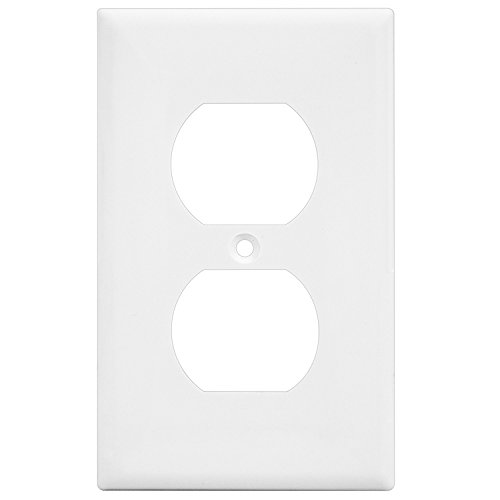 Product Cover ENERLITES Duplex Receptacle Outlet Wall Plate, Over-Size 1-Gang 5.5
