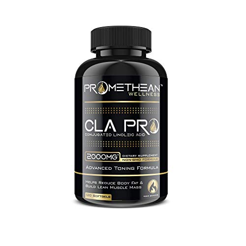 Product Cover CLA PRO 2000 mg Pure Premium CLA Safflower Oil Conjugated Linoleic Acid 120 Count Softgels High Potency Optimum Dosage Best Belly Fat Burner Weight Loss Supplement for Men & Women 1250