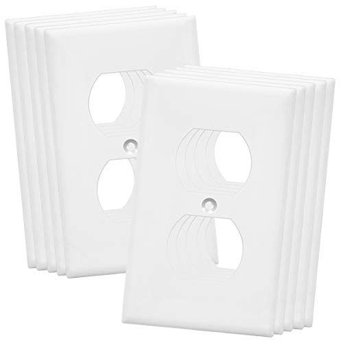 Product Cover ENERLITES Duplex Receptacle Outlet Wall Plate, Over-Size 1-Gang 5.5