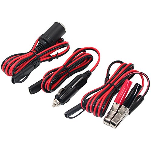 Product Cover SPARKING 12V 24V Cigarette Lighter Extension Cord Battery Clip-on Car SAE to Auto Plug Socket Adapter