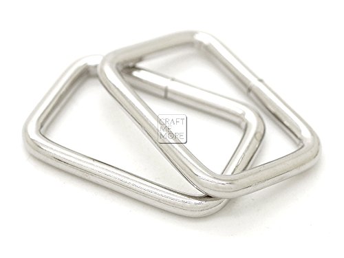 Product Cover CRAFTMEmore Metal Rectangle Buckle Ring Fits 5/8