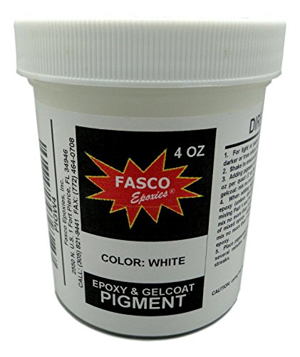 Product Cover White Pigment for Epoxy Resin, Gelcoat, Paint, Latex - 4 oz