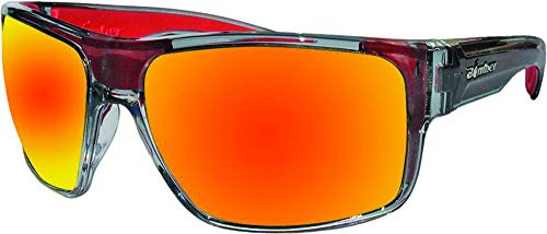 Product Cover Bomber Sunglasses - Mana Bomb 2 Tn Crystal Smk Frm / Red Mirror Pc Safety Lens / Red Foam