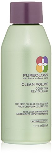 Product Cover Pureology Clean Volume Moisturizing Conditioner | For Fine, Color Treated Hair | Sulfate-Free | Silicone-Free | Vegan | 1.7 oz.