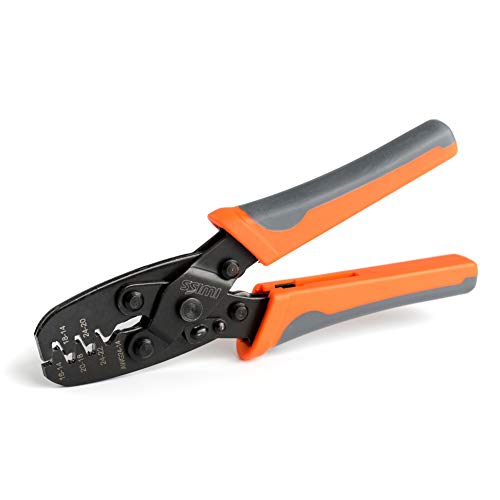 Product Cover IWISS Open Barrel Terminal Crimper Plier Tool for Molex Style DELPHI AMP TYCO Terminals Crimper Open Barrel 24-14 AWG
