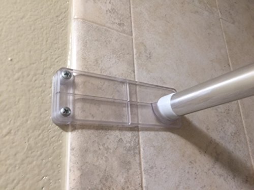Product Cover Shower rod holder Wall Mounted (Clear)