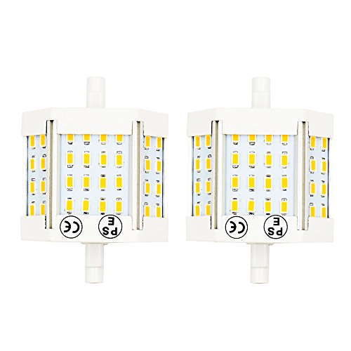 Product Cover Bonlux 10W Double Ended J78 R7s LED Light 78mm (3'') 120V Warm White 3000K LED R7s Floodlight Bulb 100W Halogen Replacement Bulb (Pack of 2)
