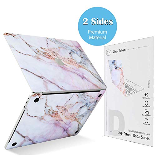 Product Cover Digi-Tatoo Cracked Marble MacBook Skin Decal Cover Compatible with MacBook Pro 13 inch Non-Touch Bar (Model A1708), Full Body Protective, Removable and Anti-Scratch Vinyl Skin