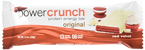 Product Cover Red Velvet, 12 Count: Power Crunch Protein Energy Bar, Red Velvet, 12 Count