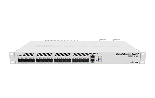 Product Cover MikroTik Cloud Router Switch Rack-mountable Manageable Switch with Layer 3 Features (CRS317-1G-16S+RM)