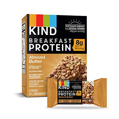 Product Cover KIND Breakfast Protein Bars, Almond Butter, Gluten Free, 1.76oz, 32 Count
