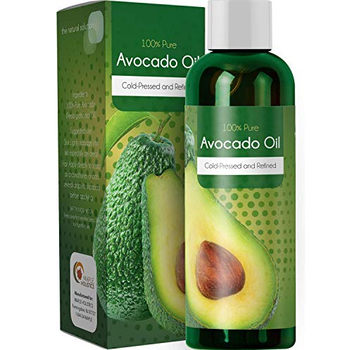 Product Cover Pure Avocado Oil Natural Moisturizer for Face and Body Anti Aging Skin Care and Hair Care Treatment for Dry Skin and Dull Hair with Nourishing Fatty Acids for Soft Supple Skin and Thick Glossy Hair