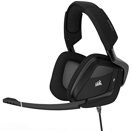 Product Cover CORSAIR VOID PRO RGB USB Gaming Headset - Dolby 7.1 Surround Sound Headphones for PC - Discord Certified - 50mm Drivers - Carbon