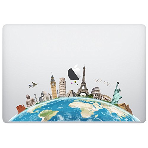 Product Cover Laptop Notebook Computer Sticker Decal - World map - Skins Stickers