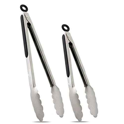 Product Cover Hotec Stainless Steel Kitchen Tongs Set of 2 - 9