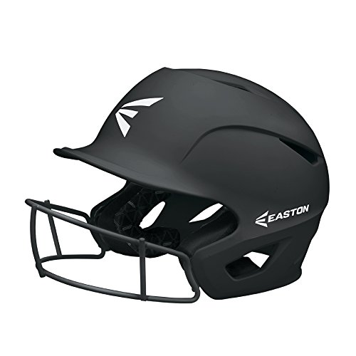 Product Cover EASTON PROWESS Fastpitch Softball Batting Helmet with Mask | Small / Medium | Matte Black | 2020 | Multi-Density Impact Absorption Foam | High Impact Resistant Lightweight Shell | BioDRI Liner