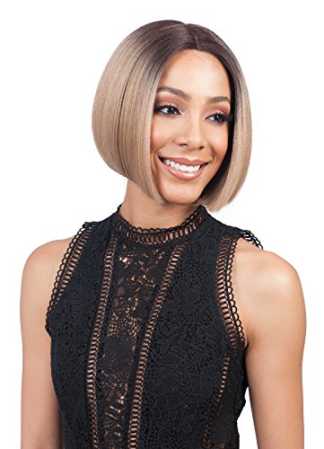 Product Cover Bobbi Boss Synthetic Hair Lace Front Wig MLF126 Swiss Lace Lyna (1B)