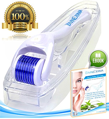 Product Cover Best Derma Roller Titanium Microneedle 0.3mm | DivineDerma 540 Micro Needling DermaRoller For Face
