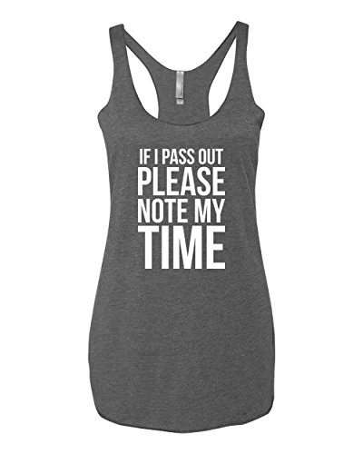 Product Cover Panoware Women's Funny Workout Tank Top | If I Pass Out Please Note My Time