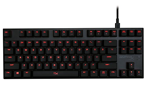 Product Cover HyperX Alloy FPS Pro - Tenkeyless Mechanical Gaming Keyboard - 87-Key, Ultra-Compact Form Factor - Linear & Quiet - Cherry MX Red - Red LED Backlit (HX-KB4RD1-US/R1)