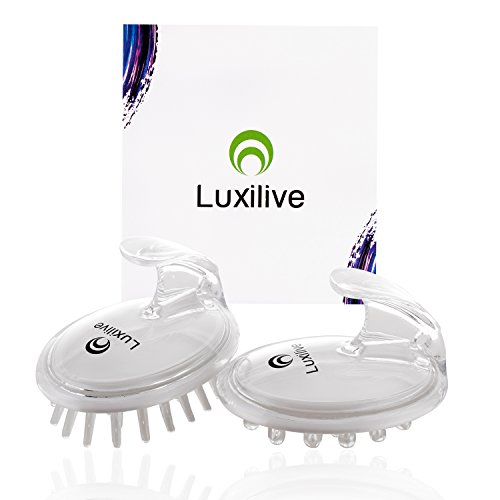 Product Cover Luxilive Cellulite Fascia Massager TWO Brush Set - Body Blast, Face & Scalp Sore Muscle Relief Anti Cellulite Remover Wrinkles Fine Lines Crows Feet Dimple & Fat Blasting Skin Appearance & Circulation
