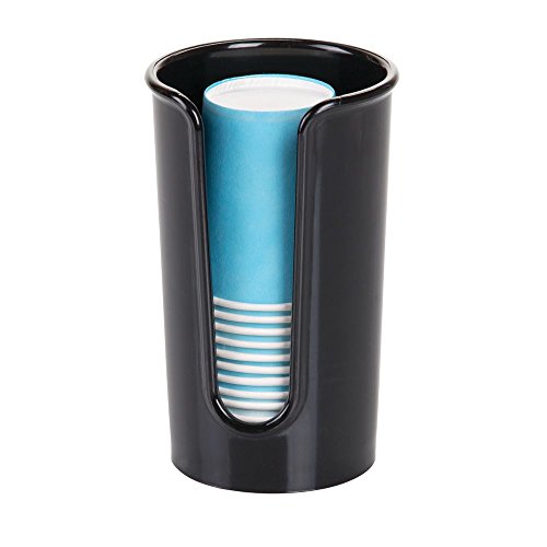 Product Cover Black, Cup Dispenser: InterDesign Clarity Disposable Cup Dispenser, Black