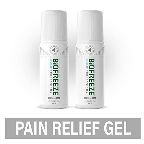 Product Cover Biofreeze Professional Roll-On Pain Relief Gel, 3 oz. Bottle, Green, Pack of 2