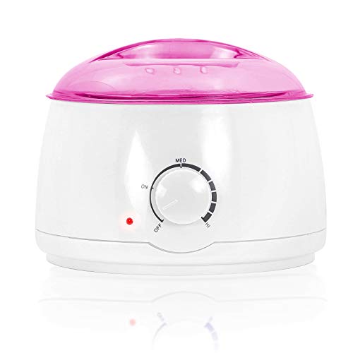 Product Cover Salon Sundry Portable Electric Hot Wax Warmer Machine for Hair Removal - Pink Lid