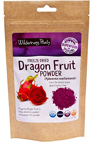 Product Cover Wilderness Poets Freeze Dried Dragon Fruit Powder - Pink Pitahaya (3.5 Ounce)