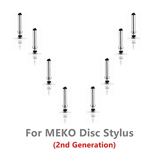 Product Cover MEKO High Precision Replacement Disc Tip New Version Disc Stylus, 8-Pack