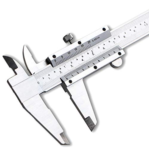 Product Cover 6-Inch/150mm Stainless Steel Vernier Caliper Micrometer Durable Stainless Steel Measuring Tool Caliper for Precision Measurements