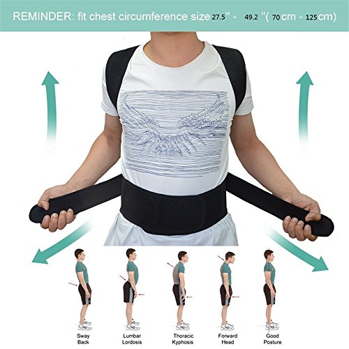 Product Cover ZSZBACE Posture Corrector for Women & Men - Upper Back Support & Shoulder Brace