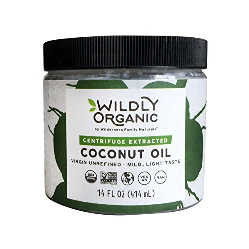 Product Cover Centrifuge Extracted Organic Coconut Oil - Coconut Oil For Skin - Coconut Oil For Hair - Coconut Oil For Cooking - Cooking Oil - Unrefined Coconut Oil Organic - 14 FL OZ - Wildly Organic