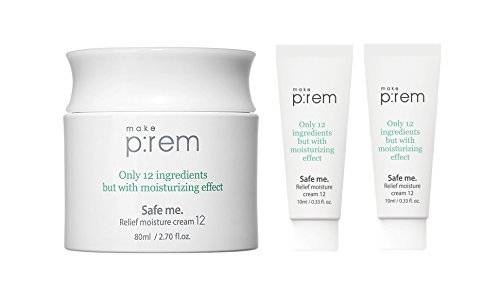 Product Cover MAKEP:REM Safe Me. Relif Moisture Cream l 80ml + 20ml / 3.38 fl. oz. | Hypoallergenic Moisture Day Cream / Night Cream for Sensitive Skin by MAKEPREM MAKE PREM