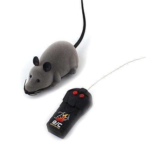 Product Cover Wenasi Electronic Remote Control Mouse RC Plush Rat Toy for Cat Dog Kid (Mouse)