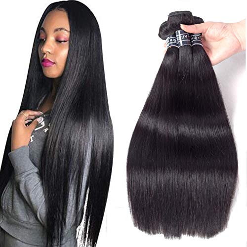Product Cover Amella Hair Brazilian Virgin Hair Straight Human Hair (20