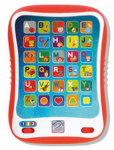 Product Cover Learning Tablet for Kids, Toddler Educational ABC Toy, Learn Alphabet Sounds, Shapes, Music and Words - Early Development Electronic Activity Game
