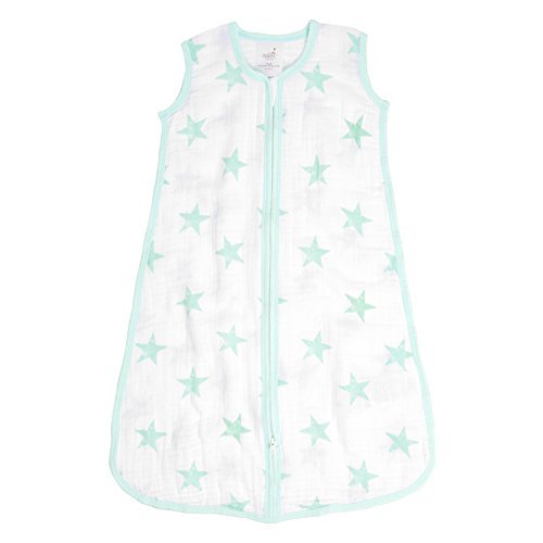 Product Cover aden + anais Classic Sleeping Bag, 100% Cotton Muslin, Wearable Baby Blanket, Dream, Stars, Extra Large, 18+ Months