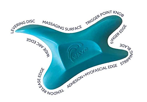 Product Cover The Wave Tool, The Ultimate Soft Tissue Release Tool. Patented, Ergonomic Massage and IASTM Edge Physical Therapy Tool for adhesions, Trigger Points, myofascial Pain. Guasha, Graston, Scraping Tool