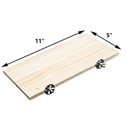Product Cover GNB PET Natural Wood Stand Platform 5''x11'' for Hamster Mice Chinchilla Chipmunk, Small Animals Habitat Toy HM-10
