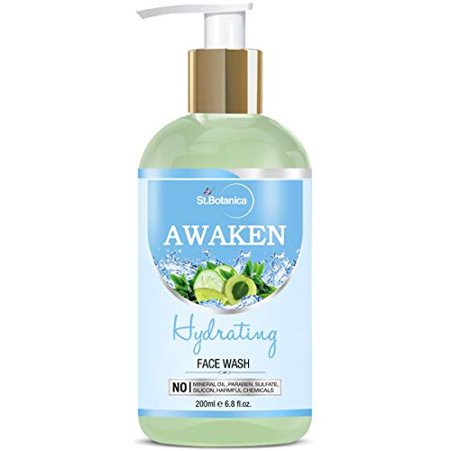 Product Cover St.Botanica Awaken Hydrating Facial Cleanser (Awakening Face Wash with Green Tea and Cucumber) 200ml