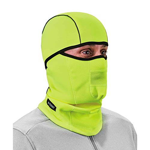 Product Cover Ergodyne N-Ferno 6823 Winter Ski Mask Balaclava, Wind-Resistant Face Mask, Thermal Fleece, Hi Vis