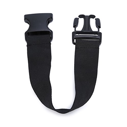 Product Cover Huntvp Waist Strap Extender Fanny Pack Strap Extension with Quick-Release Buckle,Black