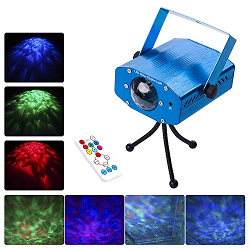 Product Cover DuaFire Laser Lights, 7 Colors Led Stage Party Light Projector, Strobe Water Ripples Lighting for Wedding, Home Karaoke, Club, Bar, Disco and DJ