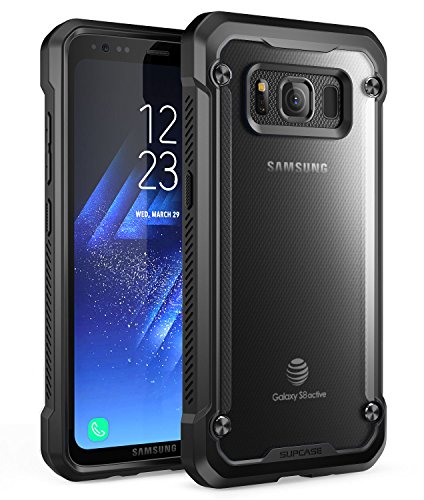 Product Cover SupCase Samsung Galaxy S8 Active Case, Unicorn Beetle Series Premium Hybrid Protective Frost Clear Case for Samsung Galaxy S8 Active 2017 Release (Not Fit Regular Galaxy S8/S8 Plus) (Frost/Black)