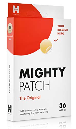 Product Cover Mighty Patch Original - Hydrocolloid Acne Pimple Patch Spot Treatment (36 count) for Face, Vegan, Cruelty-Free