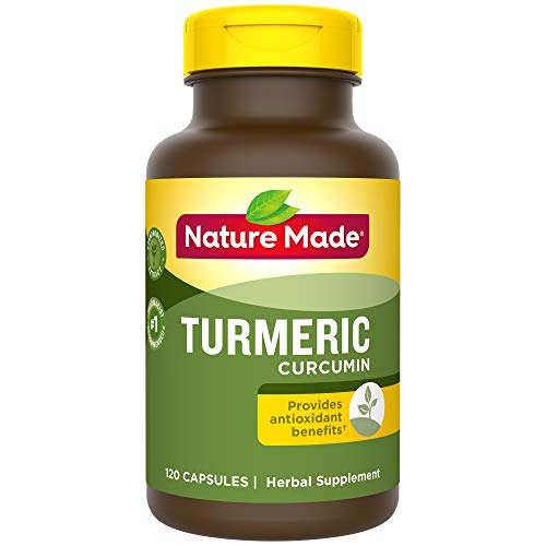 Product Cover Nature Made Turmeric 500 mg Capsules, 120 Count for Antioxidant Support† (Packaging May Vary)