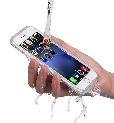 Product Cover PISSION Waterproof Cases Ultra Slim Full Body Protective Cover for iPhone 6/6S (Clear)