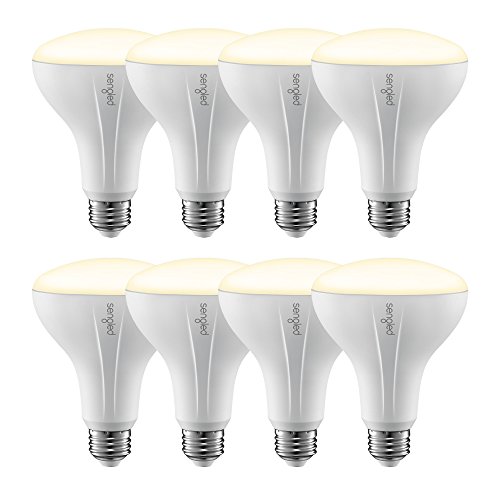 Product Cover Sengled Smart LED Soft White BR30 Light Bulb, Hub Required, 2700K 65W Equivalent, Works with Alexa, Google Assistant & SmartThings, 8 Pack