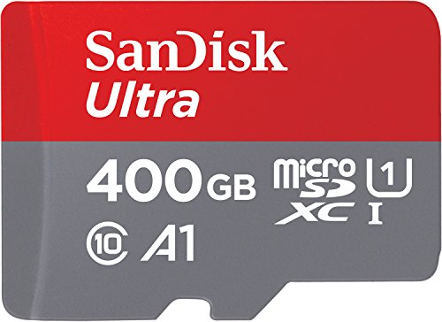 Product Cover SanDisk 400GB Ultra MicroSDXC UHS-I Memory Card with Adapter - 100MB/s, C10, U1, Full HD, A1, Micro SD Card - SDSQUAR-400G-GN6MA